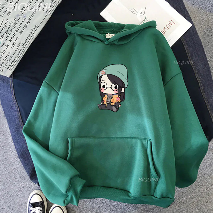 Oversized VALORANT Graphic Hoodies for Teens