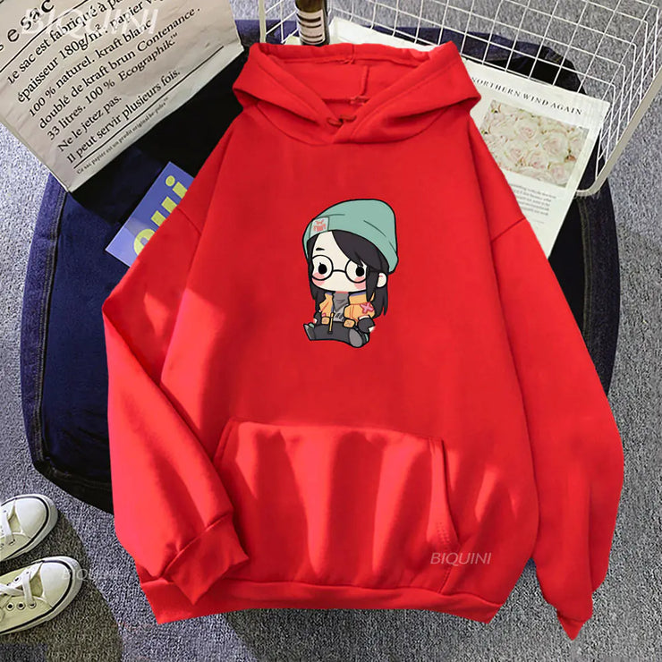 Oversized VALORANT Graphic Hoodies for Teens
