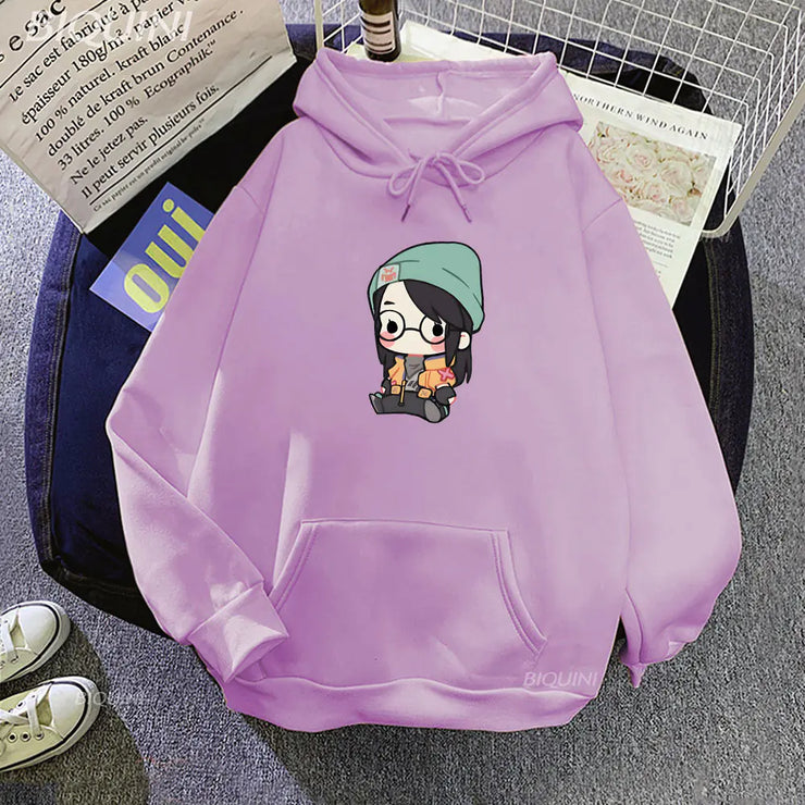 Oversized VALORANT Graphic Hoodies for Teens