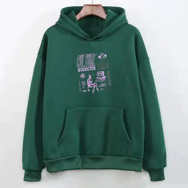 Thickened Loose Velvet Hoodies for Women